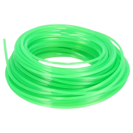 Kvadratinė pjovimo linija, žoliapjovės linija, sodo pjaunamoji DEDRA 80Z30152 3.0mm x 15m