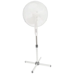 Ventilator stojící 16", 45W, bílý