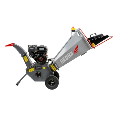 Gas-powered branch shredder DEDRA DED8684, LONCIN 5.5 HP engine, cutting diameter 10 cm