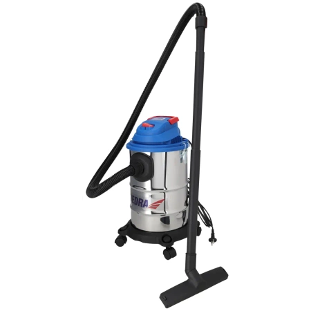 Vysavač na suché/mokré čištění DEDRA DED6610, výkon 1200W, kapacita 20 l, bavlněný filtr + sáček