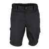 Work shorts with spandex, short work pants, DEDRA BH33ST-XL, size XL, fabric weight 220g/m2, gray