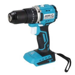 Mașină de găurit/înșurubat compactă fără fir cu funcție de impact, DEDRA SAS+ALL DED7138 18V, fără perii