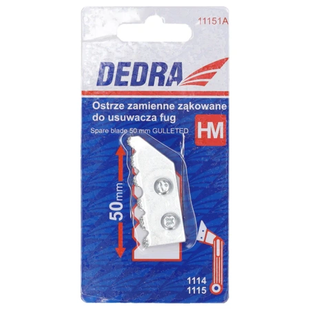 50mm spare blade grout rake GULLETED