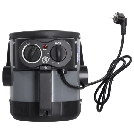 Elektrikütteseade PTC 3,0kW, ümmargune must DEDRA DED9931C2 keraamiline küttekeha