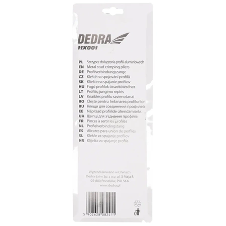 Szczypce do łączenia profili aluminiowych DEDRA 11X001 280mm