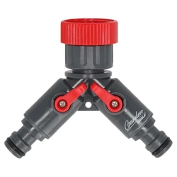 Topelt kraanikinnitus 1/2"-3/4", kaart GARDEN DEDRA 80N002K