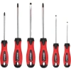 Screwdriver set 6pcs, CrV steel