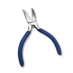 Zahnuté predĺžené precízne štikacie kliešte 130mm