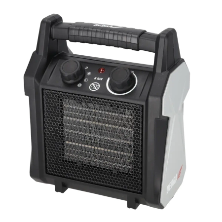 Электрический нагреватель PTC 3,0 кВт DEDRA DED9931C4, 7/2000/3000 Вт, 322 м³/ч, керамический нагревательный элемент