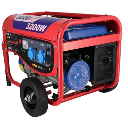 Agregat prądotwórczy, generator DEDRA DEGB3600K moc max. 3,2kW, 3200W, moc 2,8kW 2800W, miedziane uzwojenie silnika
