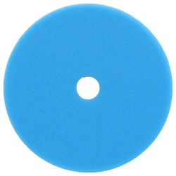 Mīksta (zila) pulēšanas sūklis ar velcro DEDRA 08T813, diametrs 125 mm, biezums 25 mm