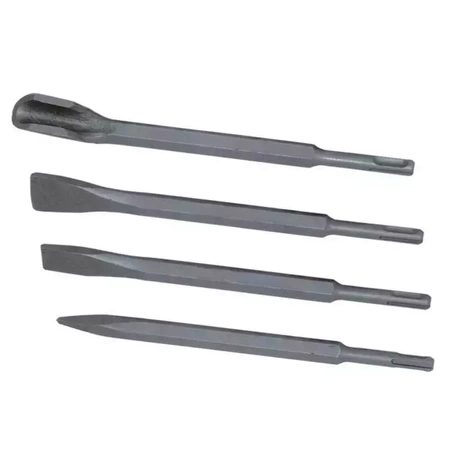 4 pcs Masonry chisel bits for hammer drills