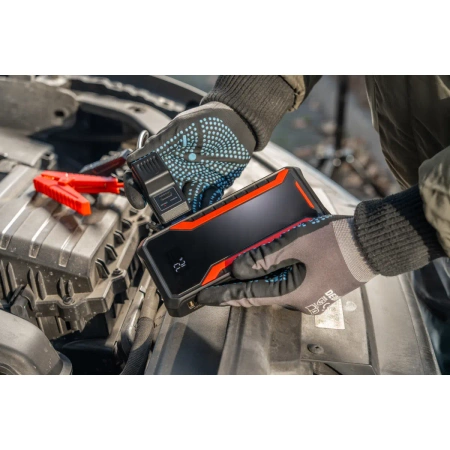 Power-bank cu funcție de pornire a motorului DEDRA DEPP1201, Li-Ion 12000mAh, ecran LCD