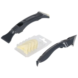 DEDRA 15B085 Комплект инструменти за силиконови фугиращи смеси, отстраняване на фугиращи смеси, оформяне на фугиращи смеси