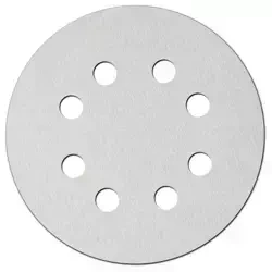 Csiszolókorongok, fehér 180mm, gradáció 100, tépőzáras,5db