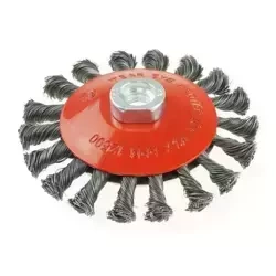 DEDRA F40-115 stožčasta žična krtača, 115 mm, M14, sukana žica