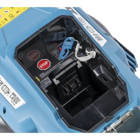 Акумулаторна безчеткова косачка за трева 2x18V, DEDRA SAS+ALL DED7198 ширина на рязане 33cm, безчетков двигател