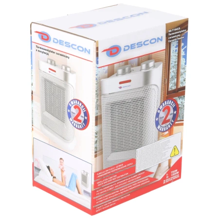 Keramický termoventilátor 1500W