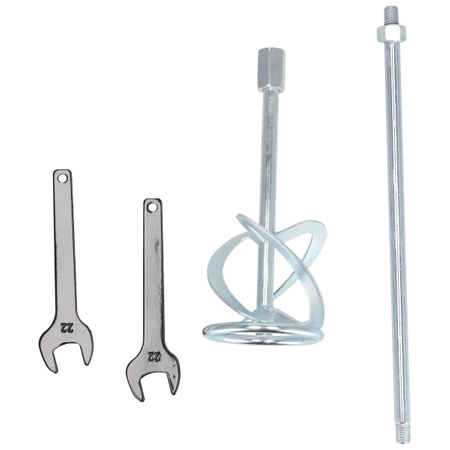 Mieszadło elektryczne akumulatorowe, DED7054 DEDRA SAS+ALL 18V, 100mm mieszadło, regulacja obrotów, M14