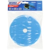 Mehka (modra) polirna goba z velkrom DEDRA 08T813, premer 125 mm, debelina 25 mm