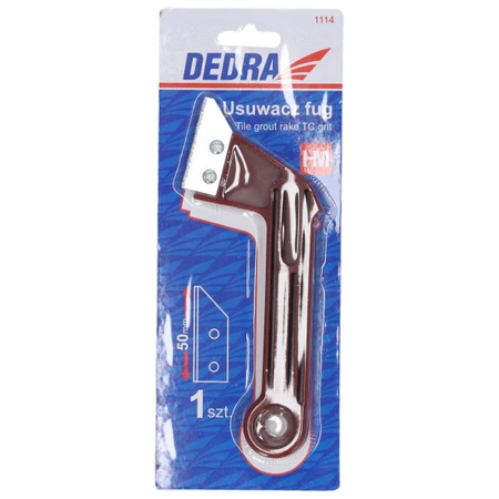 50mm Tile grout rake TC grit, 1 blade