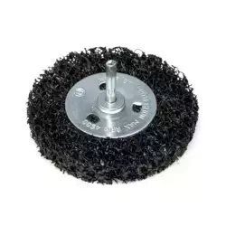 Diskas su abrazyvine medžiaga, 100mm su strypu