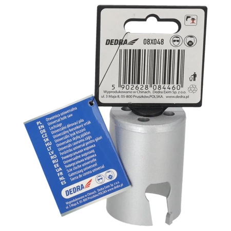 Univerzální děrovací pila TCT 48 mm 5/8''