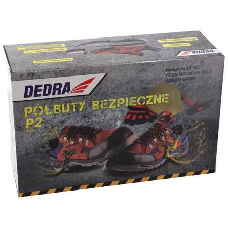 Полусапоги, защитная обувь DEDRA BH9P2-42 замша, размер: 42, кат.S1 SRC