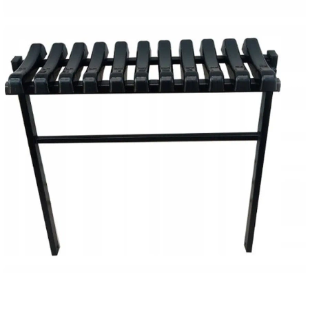 Skladacia cintorínska lavička na zabetónovanie DEDRA N2000, rozmery 76x72x25 cm