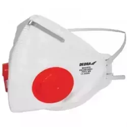 DEDRA BH1073 полумаска респираторная с 2 клапанами FFP1, 1шт, CE
