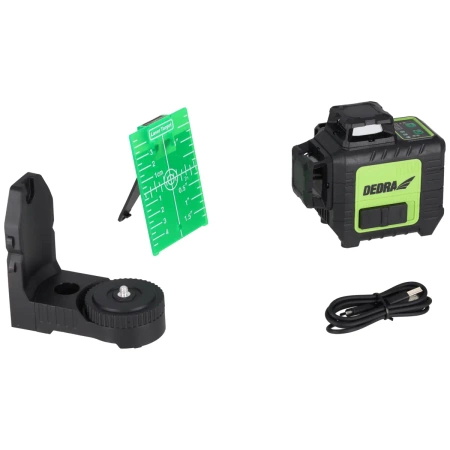 Multilaserul 3D DEDRA MC0907, fascicul verde, diode Sharp