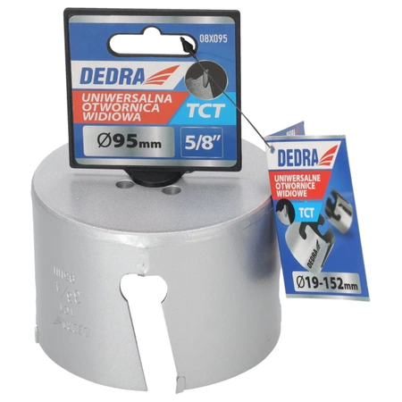 Otwornica uniwersalna TCT DEDRA 08X095 95mm 5/8''