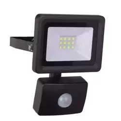 SLIM светильник настенный с детектором движения DEDRA L1091-1 10Вт, SMD LED, IP44