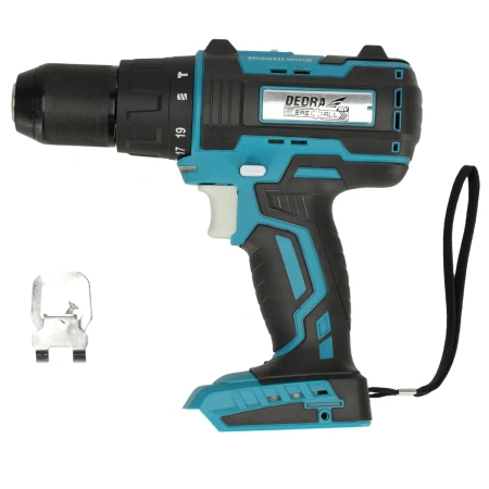 Cordless drill, screwdriver 18V, DEDRA SAS+ALL DED7142 50Nm, 13mm with impact function, brushless