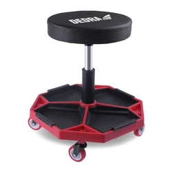 Dirbtuvių sėdynė ant ratukų, DEDRA N1500, 4 padėklai