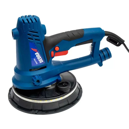 DEDRA DED7764 750 W rokas slīpmašīna, 180 mm disks, drywall, ar putekļu nosūcēju