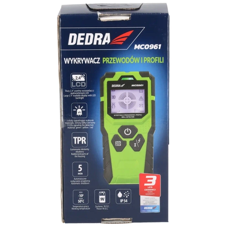 Detektor kablov in profilov DEDRA MC0961