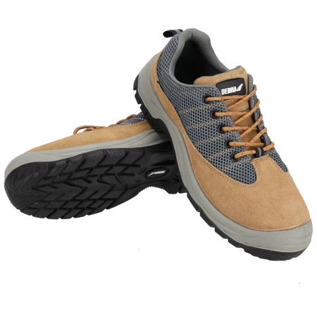 Pantofi de protectie P3, din piele intoarsa, marime: 44, cat.S1 SRC