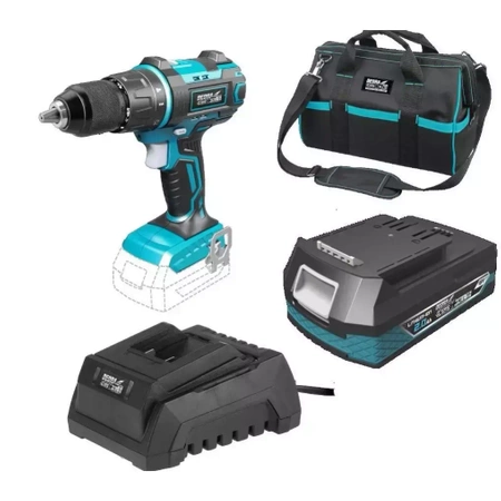 Cordless battery-powered tools set DEDRA SAS+ALL DED7019