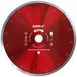 Диамантен диск за плочки DEDRA H1067 HRD GRES 250x25,4mm, тънък