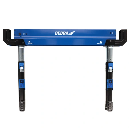 Workshop, carpentry trestles DEDRA N1103, 2 pcs, foldable, adjustable, max. load 1180kg/pair.