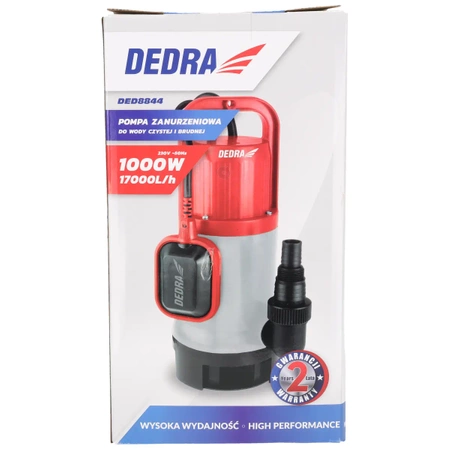 Potopna pumpa 1000W za čistu i prljavu vodu