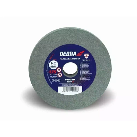 Зачисний круг DEDRA F10030 175x32x25мм, зернистість 60