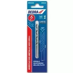 Wiertło do metalu DEDRA WM08511 HSS, Stal 4341, 135°, 8,5x117mm, 1szt