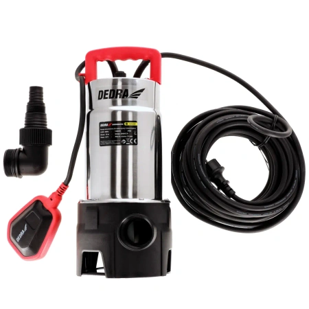 Panardinamas INOX siurblys švariam ir užterštam vandeniui Garden DEDRA DED8847X, 1000W