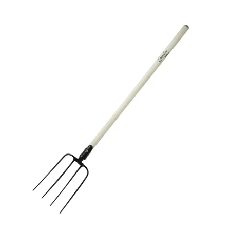 4-tines pitchfork with wooden shaft