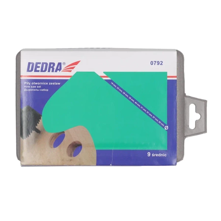 DEDRA 0792 9 броя ножовки за дърво