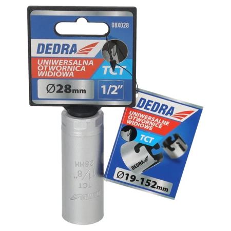 Свердло коронкове DEDRA універсальне TCT 08X028 28 мм 1/2''