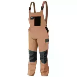 Salopetă de protecţie mărime L/52, bumbac+spandex, greutate 270g/m2