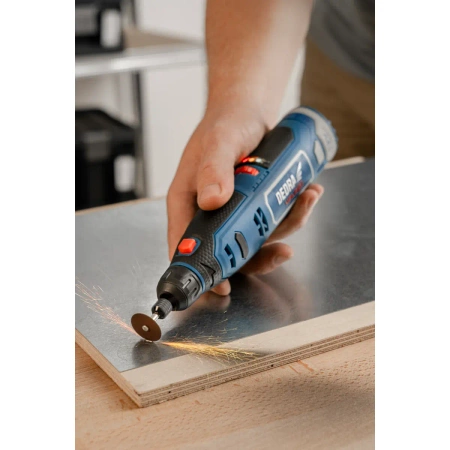 Power tool set DEDRA MAUS DED7310T10: 12V cordless mini grinder DED7340Z1 + 47 accessories, 32 Nm, 2 Ah battery DED7320, USB-C charging cable DED7300